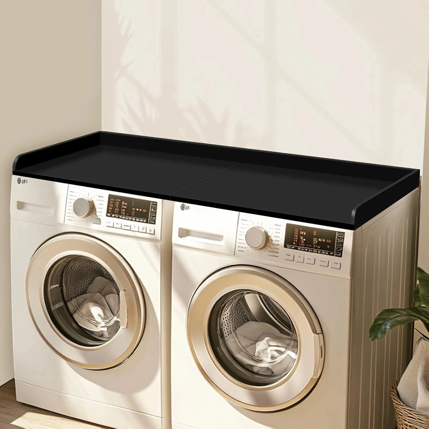 Washer Dryer Countertop, 54"x27.5", Wood, Non-Slip